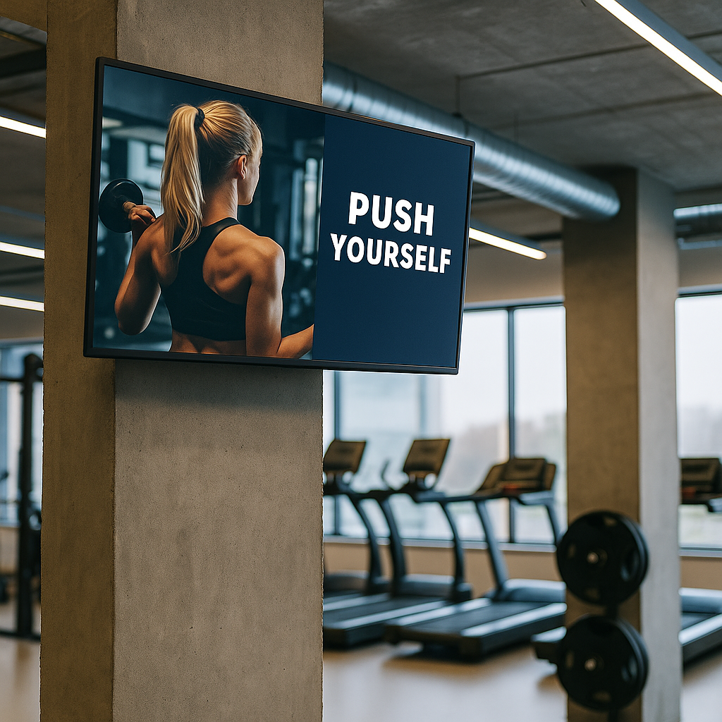 digital-signage-solution-gym-store