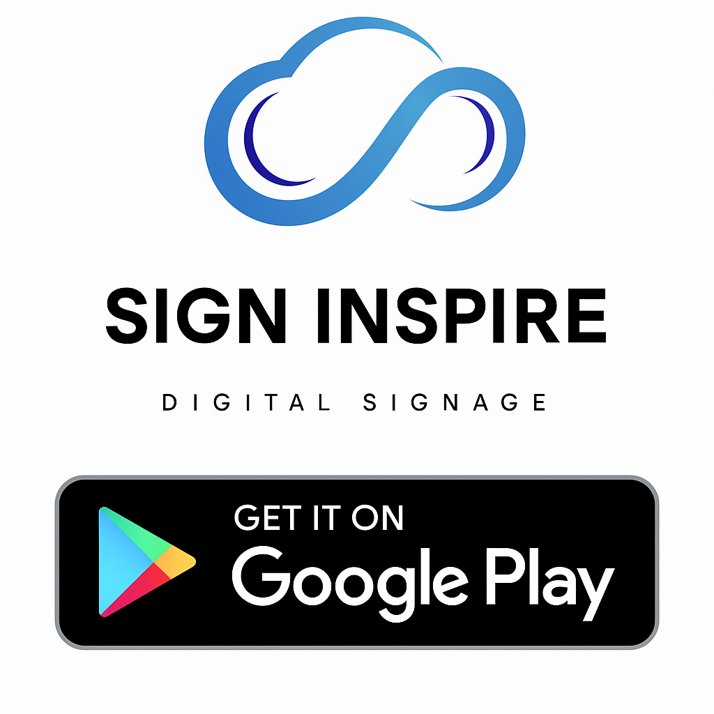 google play sign inspire