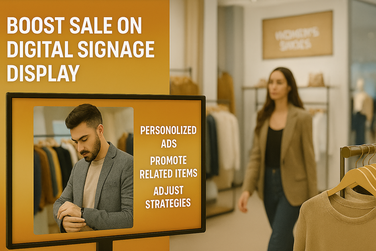 digitan signage display boost sale