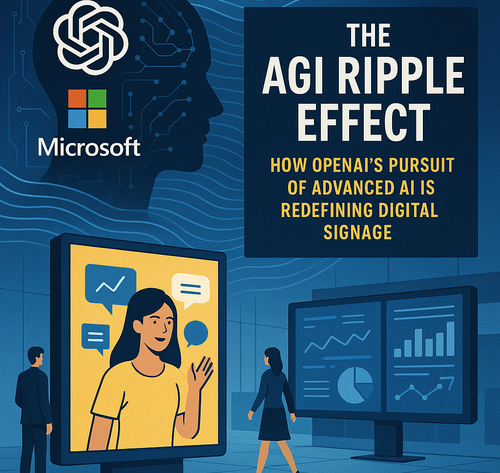 The AGI Ripple Effect: How OpenAI's Pursuit of Advanced AI is Redefining Digital Signage