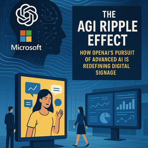 The AGI Ripple Effect: How OpenAI's Pursuit of Advanced AI is Redefining Digital Signage