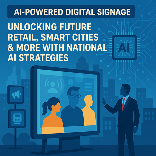 AI-Powered Digital Signage: Unlocking Future Retail, Smart Cities & More with National AI Strategies