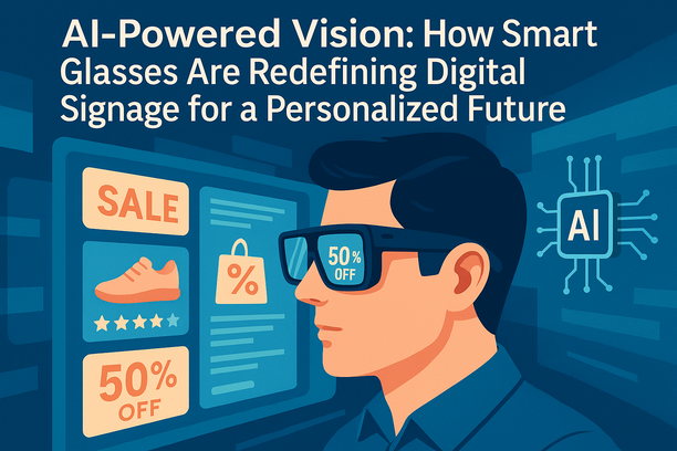 AI-Powered Vision: How Smart Glasses Are Redefining Digital Signage for a Personalized Future