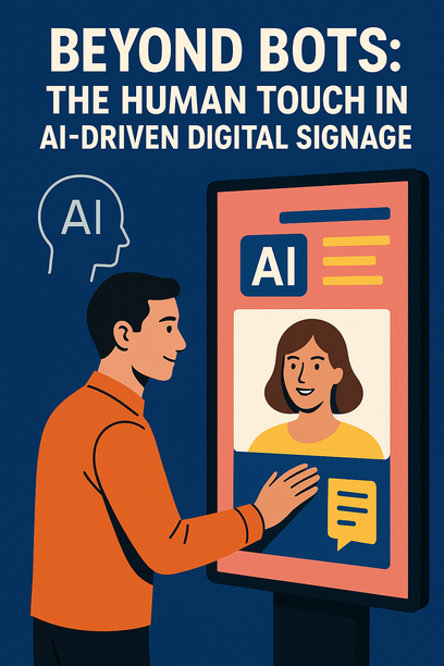 Beyond Bots: The Human Touch in AI-Driven Digital Signage