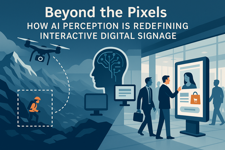Beyond the Pixels: How AI Perception is Redefining Interactive Digital Signage